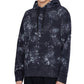 Moletom com capuz masculino Armani Exchange Tie Dye azul tamanho pequeno