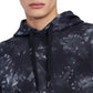 Moletom com capuz masculino Armani Exchange Tie Dye azul tamanho pequeno