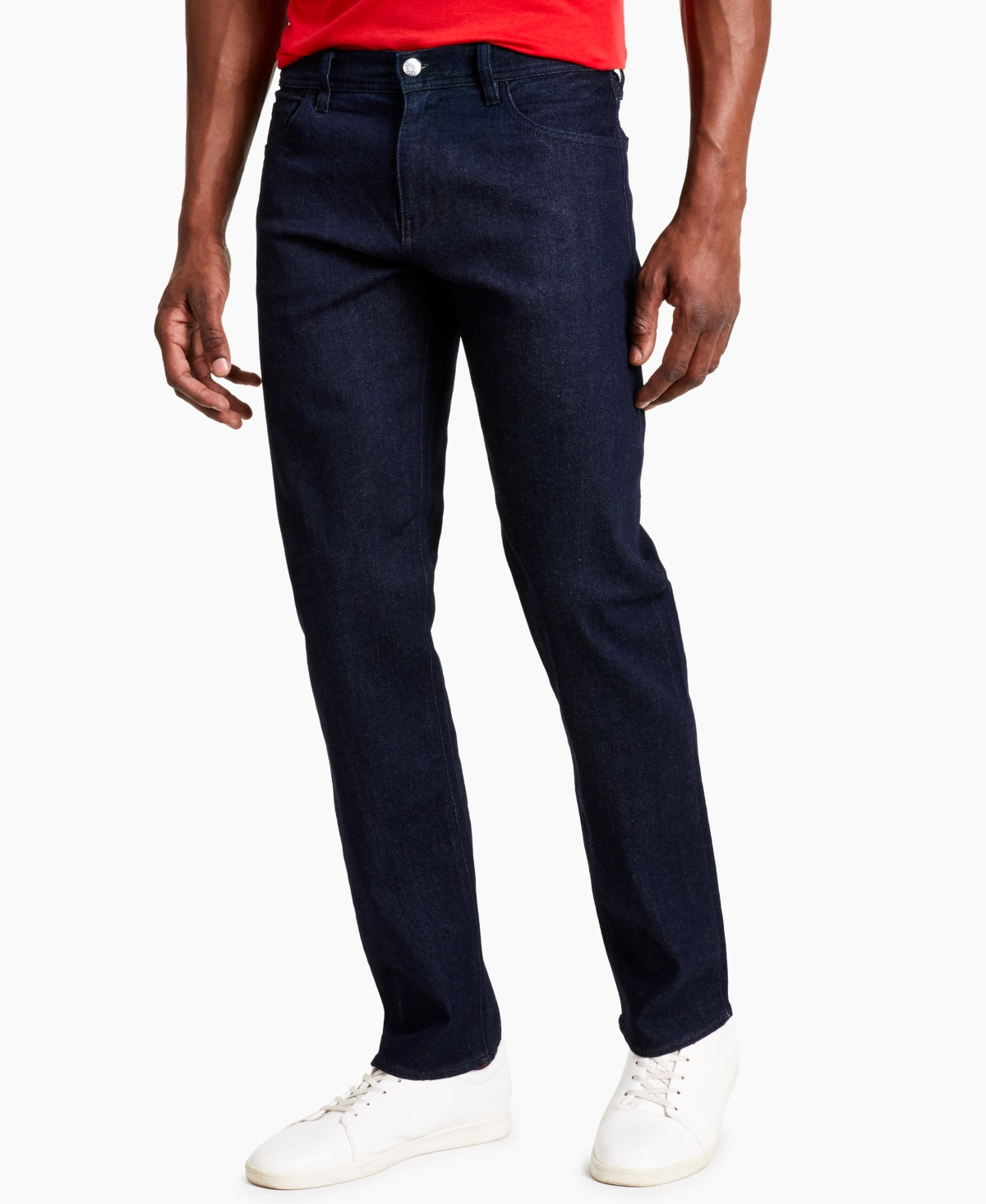Calça jeans masculina AX Armani Exchange Straight Fit - Azul - Tamanho 31