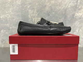 Salvatore Ferragamo Men's Parigi Bit Driving Moccasin Black Size 9