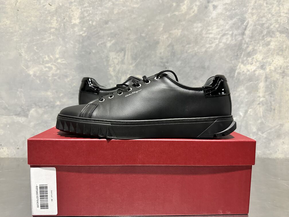 Tênis Cube Masculino Salvatore Ferragamo Preto Tamanho 10 M