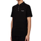 A|X Armani Exchange Milano New York Logo Polo Masculino Preto Tamanho XX-Grande