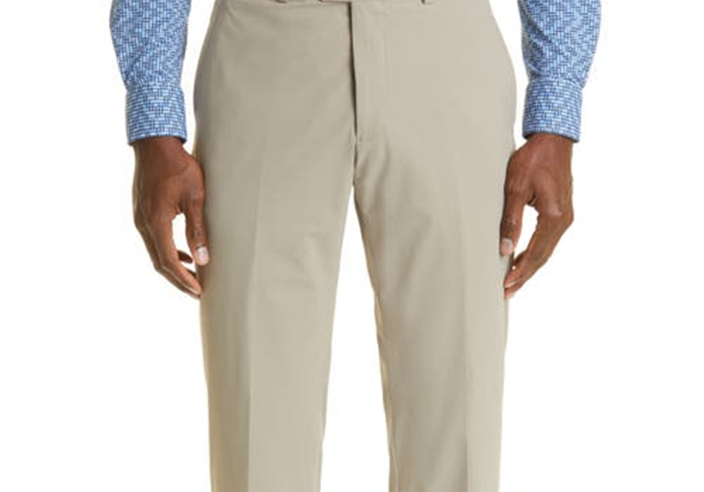 Calça Emporio Armani Techno Performance em Bege