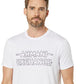 Camiseta masculina A|X Armani Exchange com estampa gráfica Strike Through, tamanho X-G