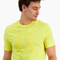 Camiseta masculina A|X Armani Exchange Pride Logo amarela tamanho XX-G