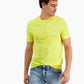 Camiseta masculina A|X Armani Exchange Pride Logo amarela tamanho XX-G