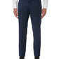 Terno masculino AX Armani Exchange Slim Fit Birdseye, calça separada, azul, tamanho 34x30