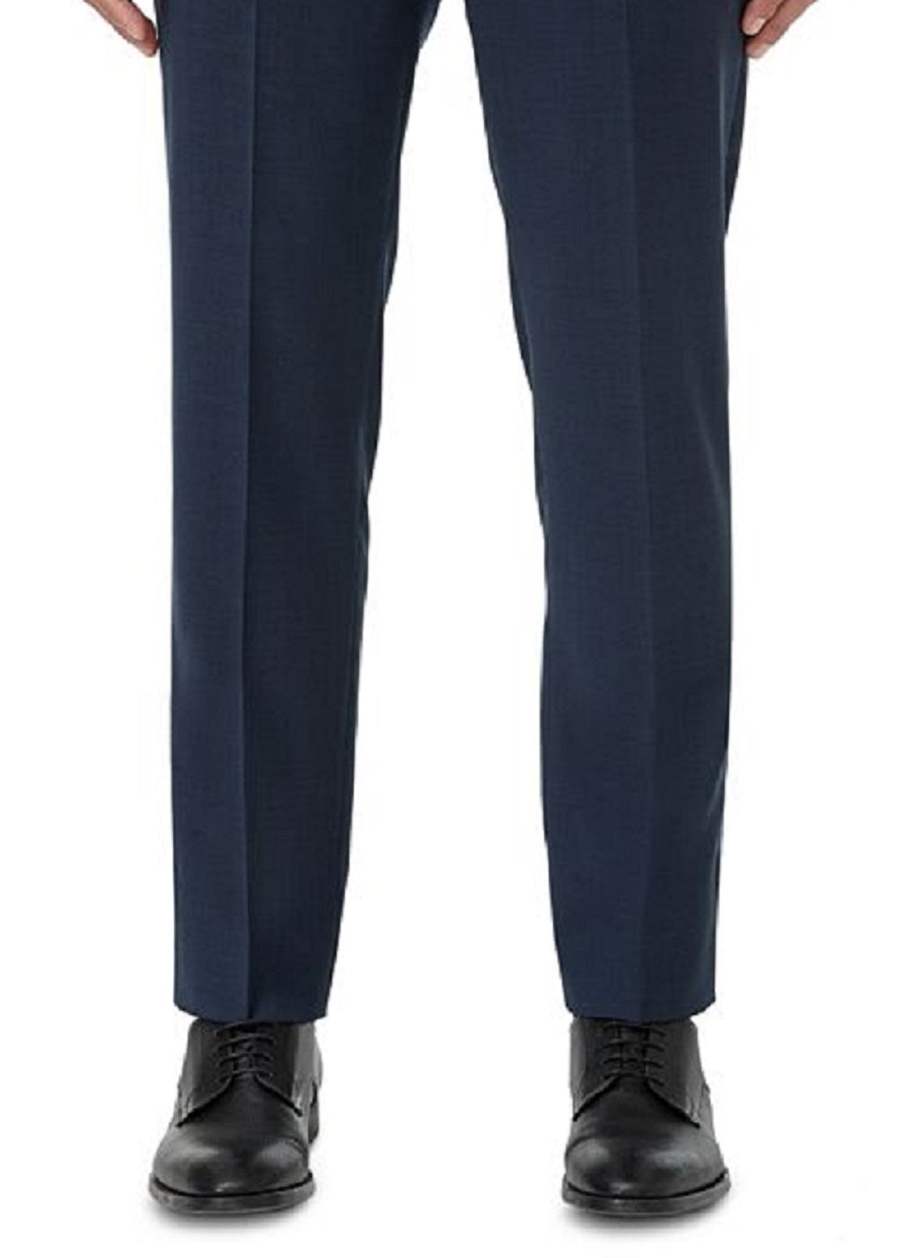 Terno masculino AX Armani Exchange Slim Fit Birdseye, calça separada, azul, tamanho 34x30