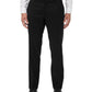 A|X Armani Exchange Calça Masculina Slim Fit Sólida Separada Preta Tamanho 33X32