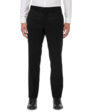 A|X Armani Exchange Calça Masculina Slim Fit Sólida Separada Preta Tamanho 33X32