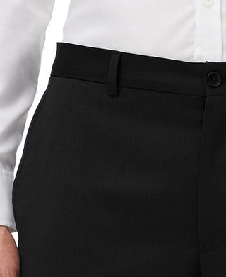 A|X Armani Exchange Calça Masculina Slim Fit Sólida Separada Preta Tamanho 33X32