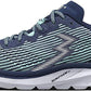 Tênis de corrida feminino 36 Degrees Fantom Knit Road, azul, tamanho 9 B(M) EUA