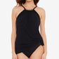 Maiô feminino Magicsuit Parker com saia, preto, tamanho 14