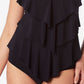 Top tankini feminino Magicsuit 'Rita' preto tamanho 14