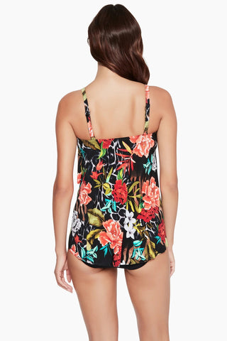 Magicsuit Grace Tankini Top Feminino Maiô Feminino Preto Tamanho 14