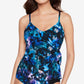 Top tankini feminino Peace Out Carma da Magicsui, azul, tamanho 16