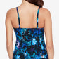 Top tankini feminino Peace Out Carma da Magicsui, azul, tamanho 16