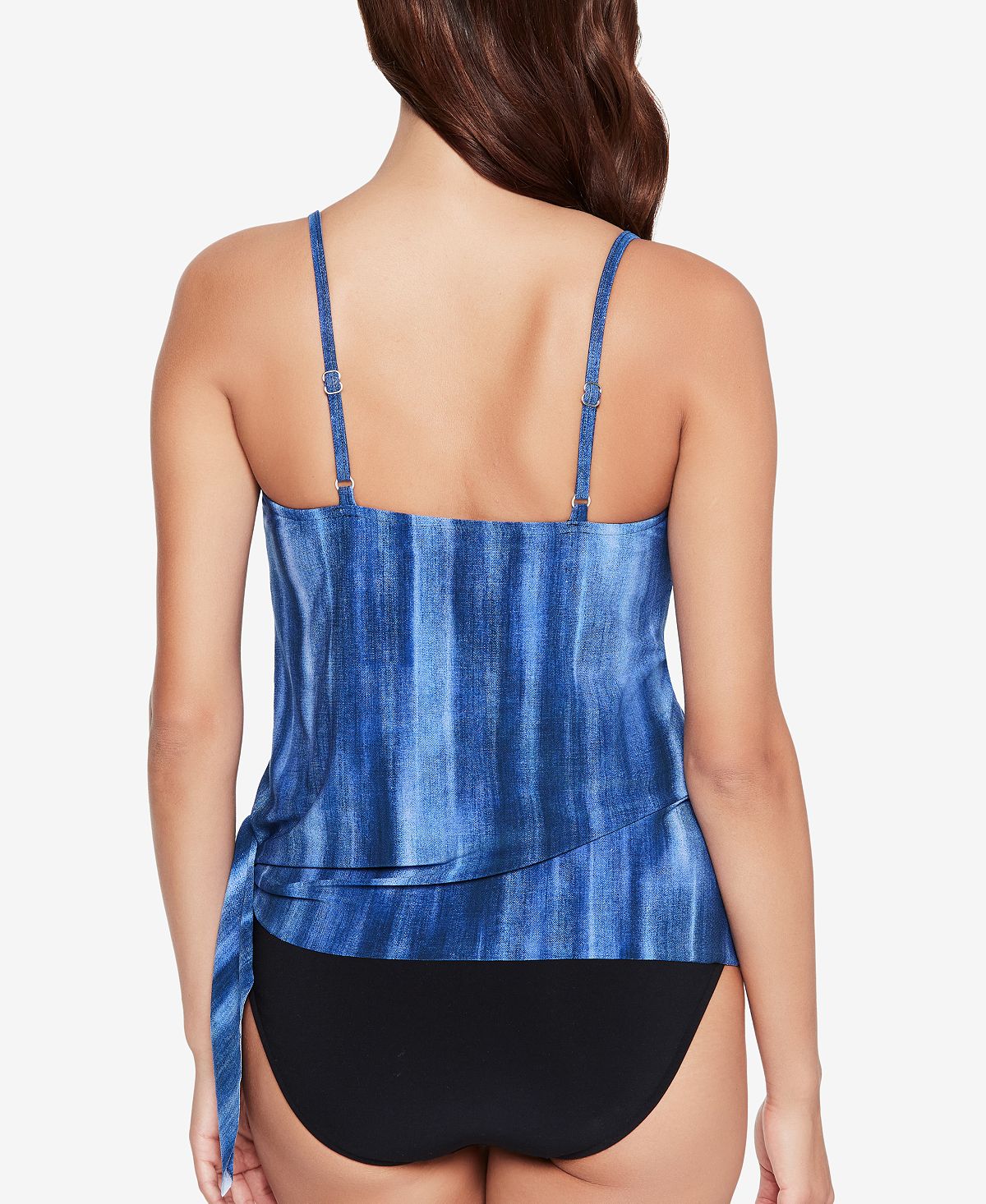 Macacão feminino Magicsuit Alex Tankini Top Maiô Azul Tamanho 14