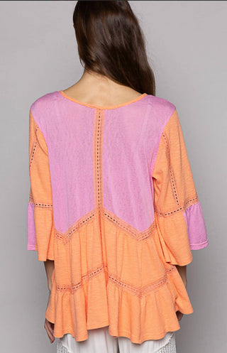 Pol - Blusa Jada com manga sino