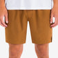 Shorts Hurley Explore Dri Trek II com cordão, masculino, marrom, tamanho GG