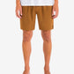 Shorts Hurley Explore Dri Trek II com cordão, masculino, marrom, tamanho GG