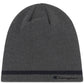 Gorro de malha com forro de lã Champion masculino Foxhill, cinza, tamanho regular
