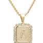 Bracha - Women's Royal Initial Card Necklace