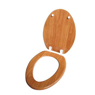 J&V Textiles Elongated Toilet Seat With Easy Clean & Change Hinge
