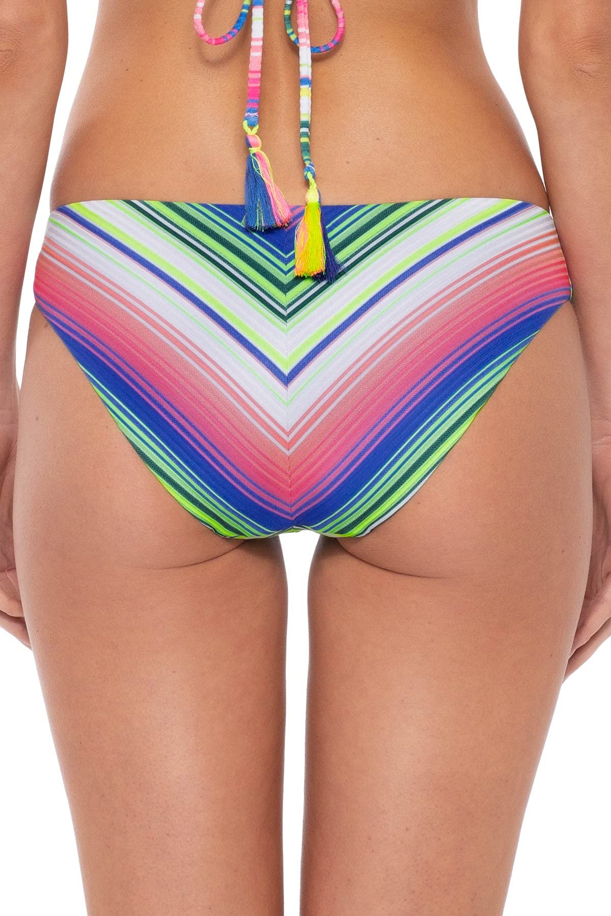 Calcinha de biquíni azul Santa Catarina feminina Becca tamanho grande