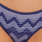 Rebecca Virtue Marina Reveal Crochê Hipster Bikini Bottoms Feminino Azul Tamanho Grande