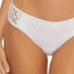 Biquíni hipster feminino Rebecca Virtue, cor branca, tamanho grande