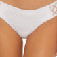 Biquíni hipster feminino Rebecca Virtue, cor branca, tamanho grande
