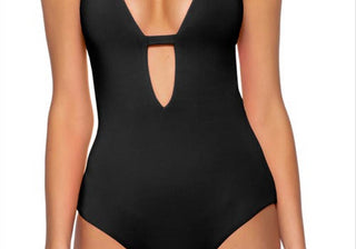 Maiô Becca Feminino Preto Decote Profundo Tamanho X-G