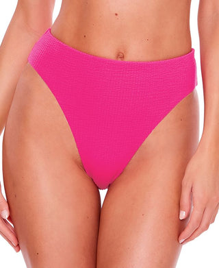 Biquíni Becca Pucker Up Cintura Alta Rosa Feminino