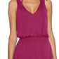 Vestido de saída de praia Becca feminino Breezy vermelho tamanho médio