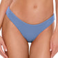Calcinha de banho feminina Becca by Rebecca Virtue Hipster Pool, azul, separada