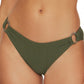 Calcinha de biquíni hipster Becca feminina Line in the Sand, verde, tamanho grande