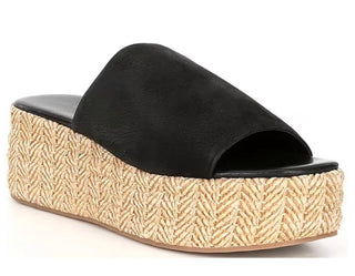 Free People - Women's Harbor Raffia Flatform