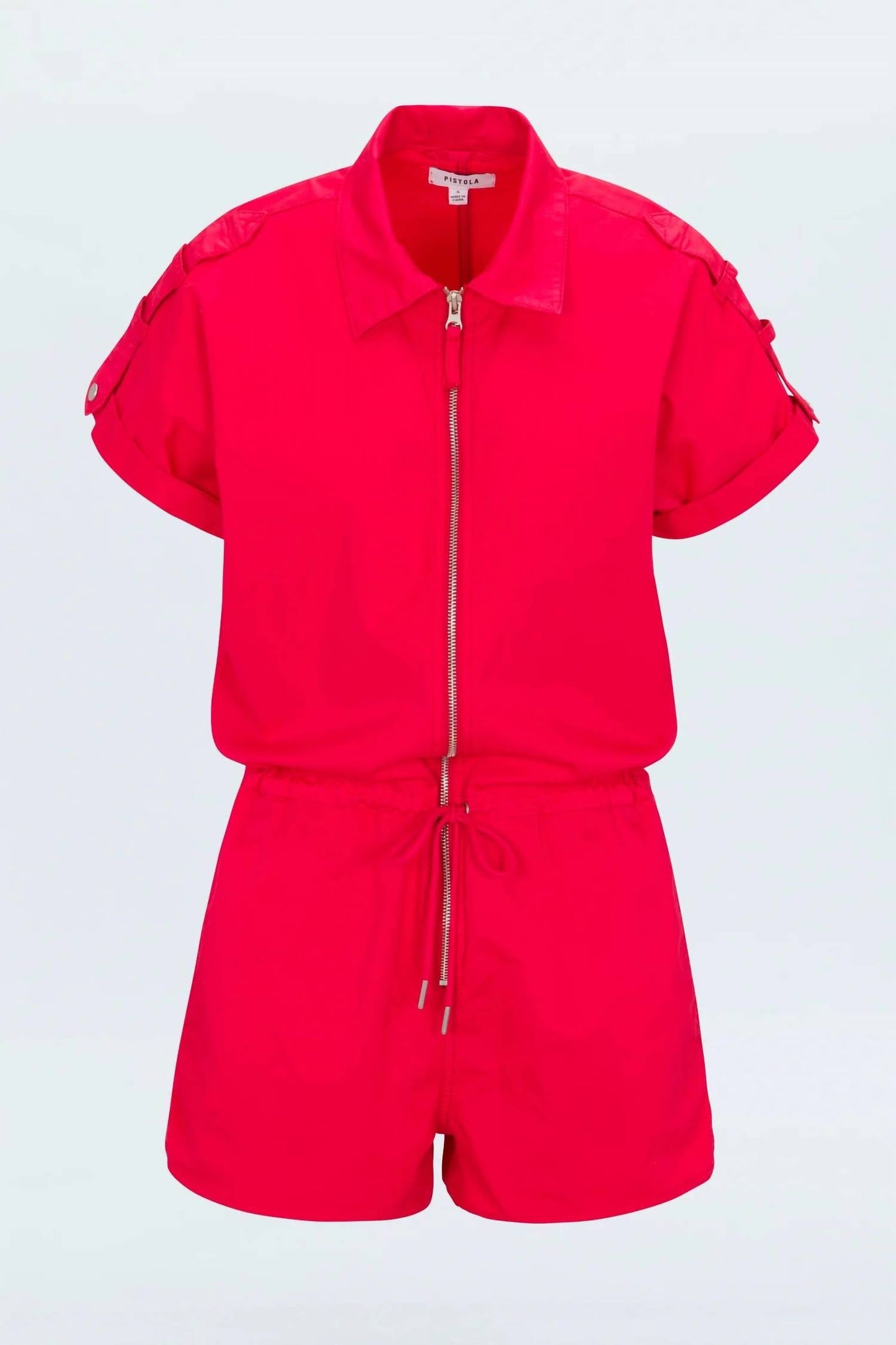 Pistola - Meg Short Sleeve Zip Front Romper