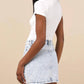 Steve Madden - Beck Rhinestone Denim Skirt