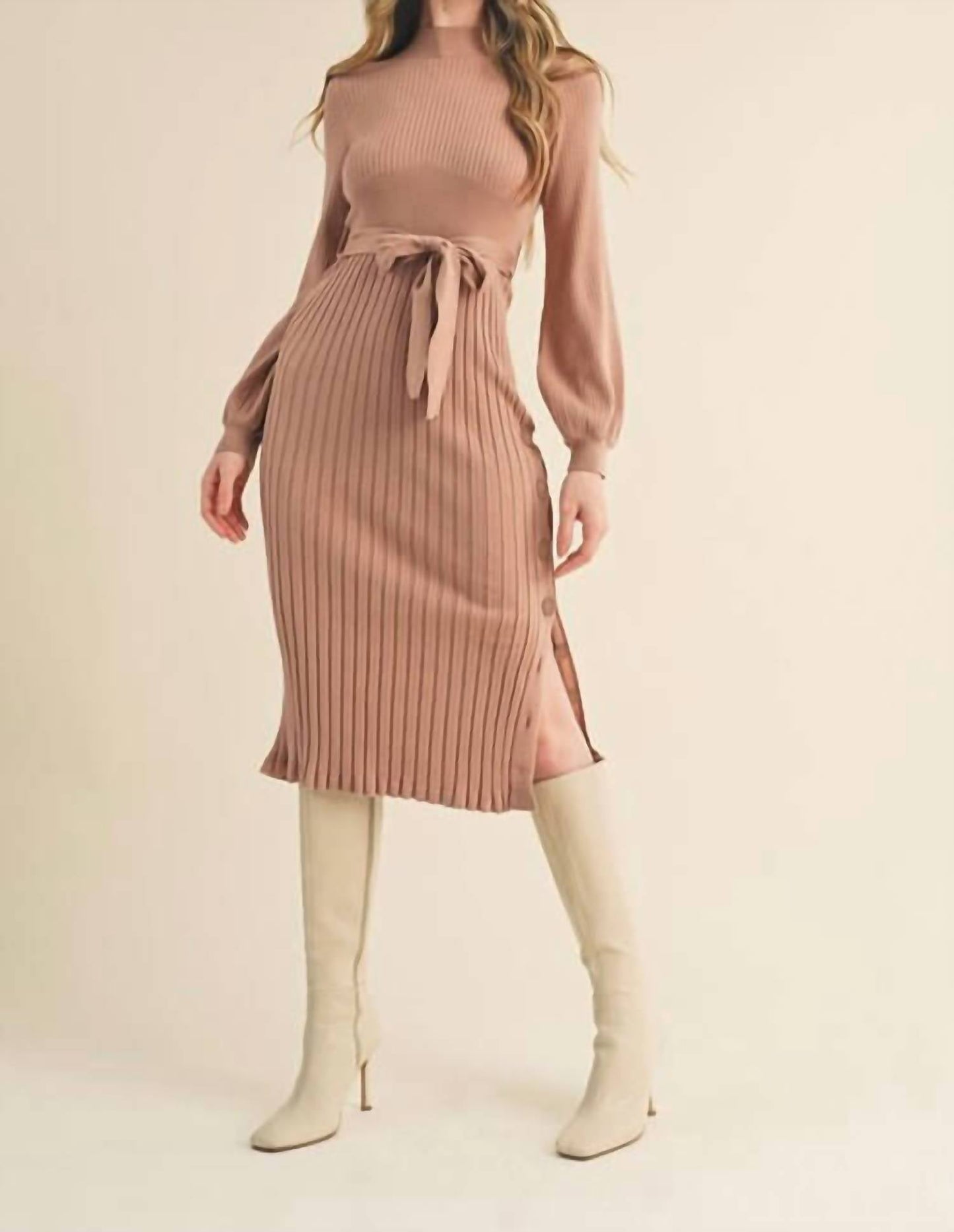 &Merci - The Annabelle Midi Length Sweater Dress