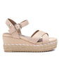 Xti - Women's Suede Wedge Sandals