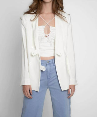 Nicole Miller - Blazer de crepe de penas