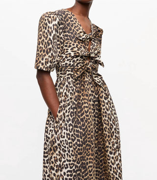 Ganni - Vestido Midi Estampado