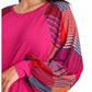 Umgee - Mixed Print Long Sleeves Top