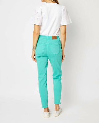 Judy Blue - Jeans Slim Tingido de Cintura Alta