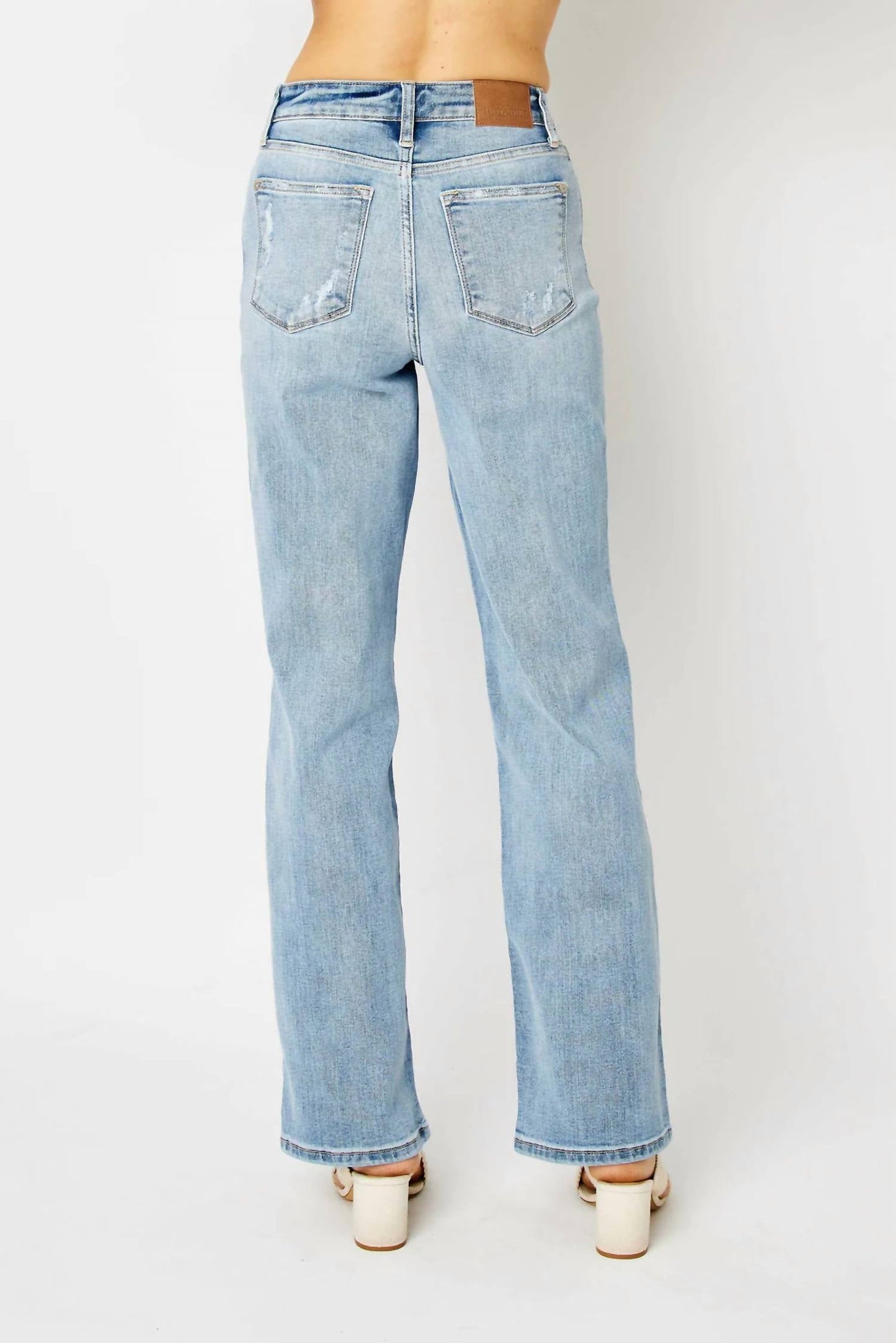 Judy Blue - Women's High Waisted Straight Leg Jean