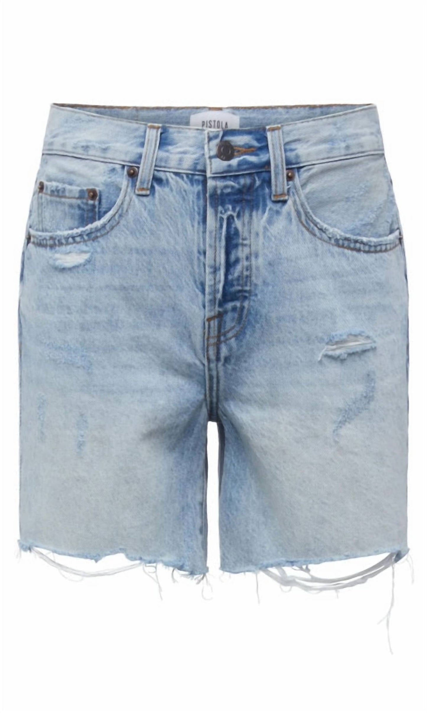 Pistola - Devin High Rise Denim Shorts