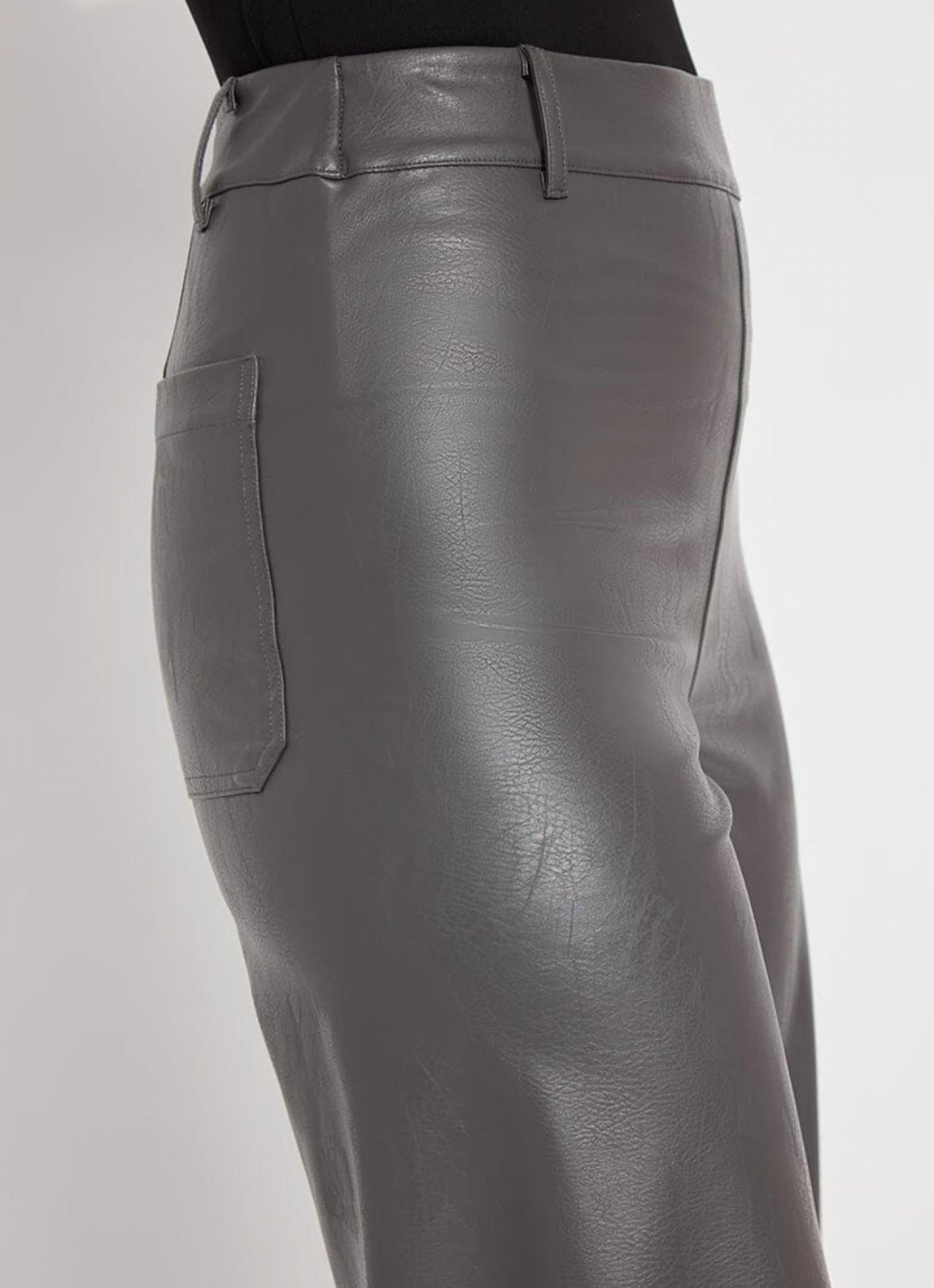 Lysse - Vegan Leather Wide Leg Pants