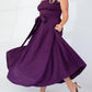 The Curve La - Plus Size Knit Tube Maxi Dress With Self Belt